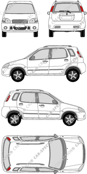 Suzuki Ignis, 2000–2003 (Suzu_026)