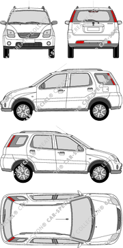 Suzuki Ignis, 2003–2007 (Suzu_033)