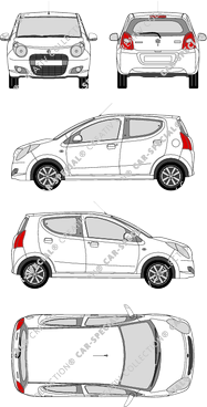 Suzuki Alto Kombilimousine, 2009–2015 (Suzu_045)