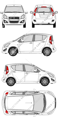 Suzuki Splash, Station wagon, 5 Doors (2013)