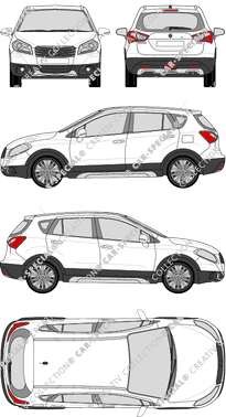 Suzuki SX4 S-Cross, S-Cross, Kombilimousine, 5 Doors (2013)