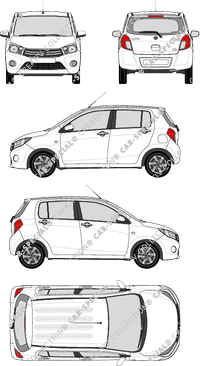 Suzuki Celerio Hatchback, actual (desde 2015) (Suzu_055)