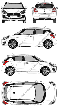 Suzuki Swift XL, Hatchback, 5 Doors (2017)