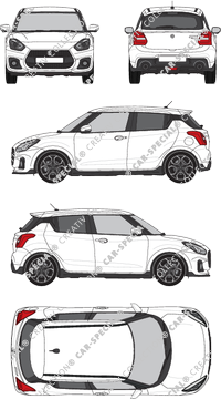 Suzuki Swift Sport, Hatchback, 5 Doors (2019)