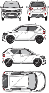 Suzuki Ignis Kombi, aktuell (seit 2020) (Suzu_069)