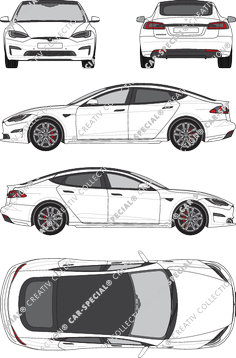Tesla Model S, attuale (a partire da 2021) (Tesl_008)