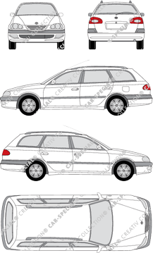 Toyota Avensis combi, 1997–2003 (Toyo_002)