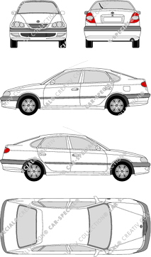 Toyota Avensis Hatchback, 1997–2003 (Toyo_003)