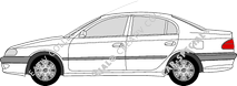 Toyota Avensis berlina, 1997–2009