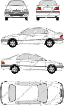 Toyota Avensis Limousine, 1997–2009 (Toyo_004)