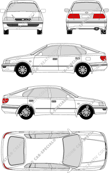 Toyota Carina Hatchback, 1992–1997 (Toyo_009)