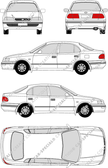 Toyota Carina limusina, 1992–1997 (Toyo_010)