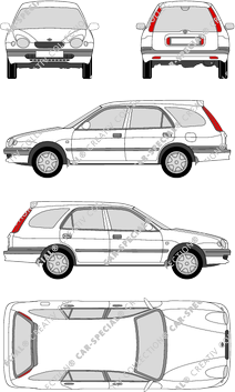 Toyota Corolla Combi combi, 1997–2000 (Toyo_013)