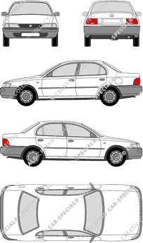 Toyota Corolla Limousine, 1991–1995 (Toyo_017)