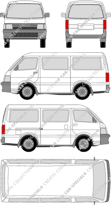 Toyota HiAce microbús, 1995–1998 (Toyo_022)