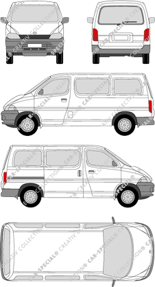 Toyota HiAce camionnette, 1998–2004 (Toyo_023)