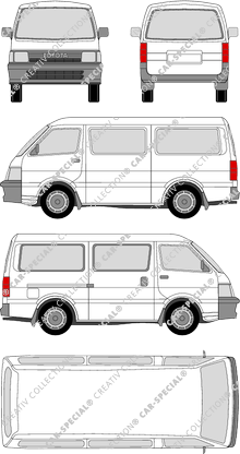 Toyota HiAce minibus, 1995–1998 (Toyo_024)