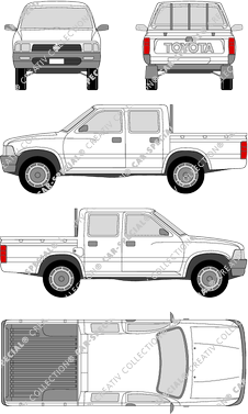Toyota Hilux Pick-up, 1997–2002 (Toyo_030)