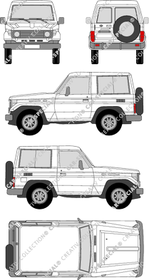 Toyota Land Cruiser break, 1984–1990 (Toyo_040)