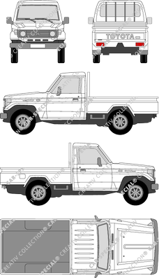 Toyota Land Cruiser Pick-up, 1984–1990 (Toyo_041)