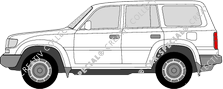 Toyota Land Cruiser break, 1990–1997