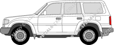 Toyota Land Cruiser Station wagon, 1990–1997