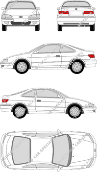 Toyota Paseo, Coupé, 2 Doors (1995)