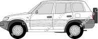 Toyota RAV 4 station wagon, 1995–2000