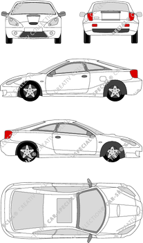 Toyota Celica Coupé, 2000–2002 (Toyo_061)