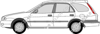 Toyota Corolla Combi break, 2000–2002
