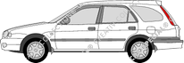 Toyota Corolla Combi station wagon, 2000–2002