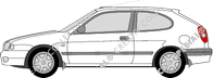 Toyota Corolla Hatchback, 2000–2002