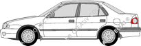 Toyota Corolla berlina, 2000–2002