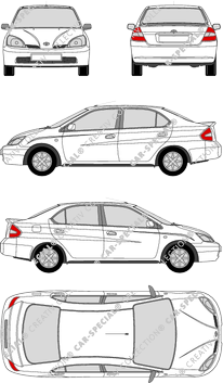 Toyota Prius, Limousine, 4 Doors (2000)