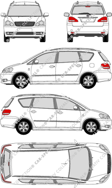 Toyota Avensis Verso, Verso, break, 5 Doors (2001)