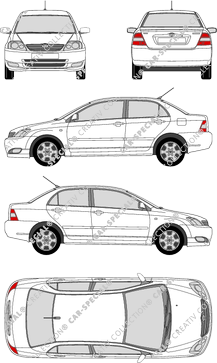 Toyota Corolla limusina, 2002–2008 (Toyo_076)