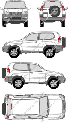 Toyota Land Cruiser combi, 2003–2009 (Toyo_083)