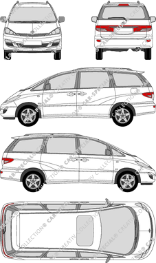 Toyota Previa break, 2003–2006 (Toyo_094)