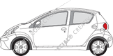 Toyota Aygo Hatchback, 2005–2009