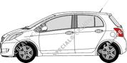 Toyota Yaris Hatchback, 2005–2009