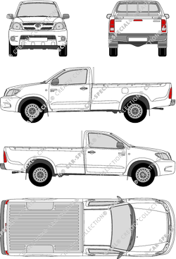 Toyota Hilux Pick-up, 2005–2008 (Toyo_105)