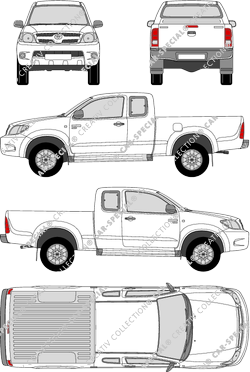 Toyota Hilux Pick-up, 2005–2008 (Toyo_106)