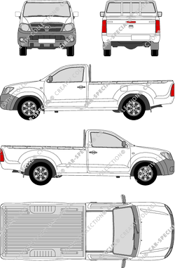 Toyota Hilux, Pick-up, single cab (2008)