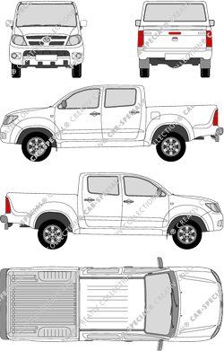 Toyota Hilux, Pick-up, Doppelkabine (2008)