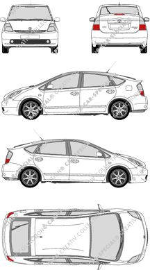 Toyota Prius Kombilimousine, 2006–2009 (Toyo_112)