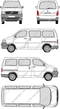 Toyota HiAce camionnette, 2006–2013 (Toyo_114)