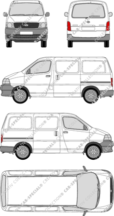 Toyota HiAce fourgon, 2006–2013 (Toyo_116)