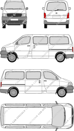 Toyota HiAce camionnette, 2006–2013 (Toyo_118)