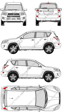 Toyota RAV 4 Executive, Executive, break, 5 Doors (2009)