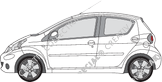 Toyota Aygo Hatchback, 2009–2014